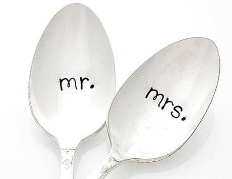 bridal shower gifts his her coffee spoons