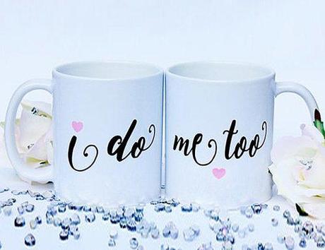 bridal shower gifts i do me too mugs