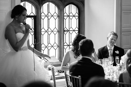 the brides speech at hengrave hall