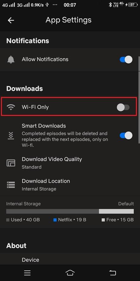 How to Download Netflix Movies & Shows for Offline Viewing on Phone netflix download wifi settings