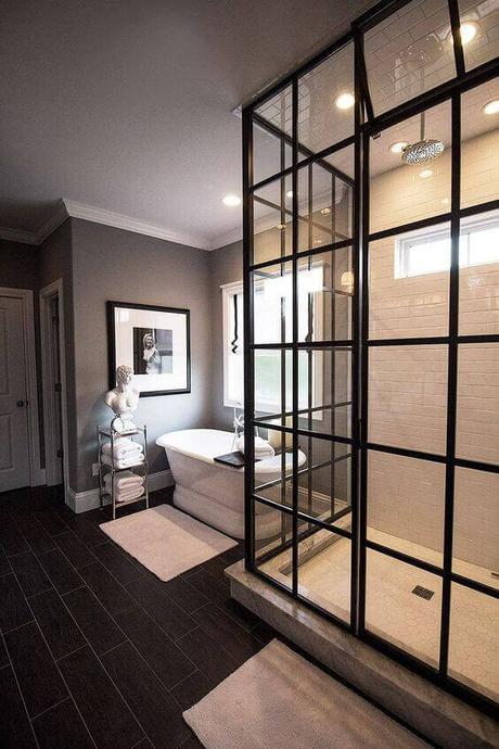 Master Bathroom Ideas Walk-In Shower with Modern Appeal