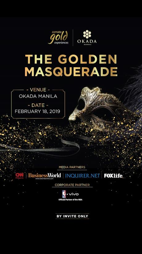 The Golden Masquerade by Zomato Gold and Okada Manila