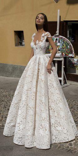  tarik ediz wedding dresses princess illusion neckline lace 2019