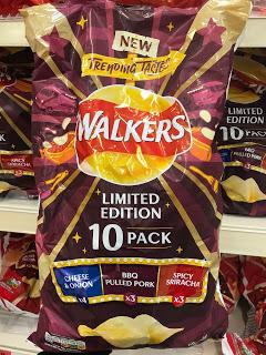 Walkers Trending Tastes Crisps: Spicy Sriracha & BBQ Pulled Pork