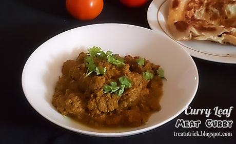 Curry Leaf Meat Curry Recipe @ treatntrick.blogspot.com