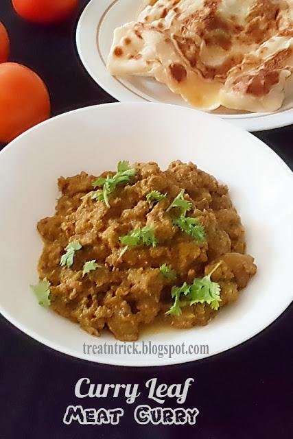 Curry Leaf Meat Curry Recipe @ treatntrick.blogspot.com