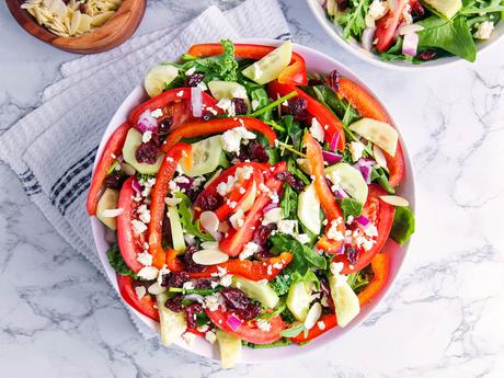 Healthy Greek Salad with Feta