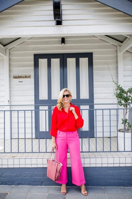 Red + Pink looks with Marks & Spencer