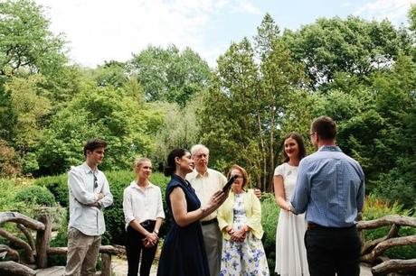 Anna and Michael’s Intimate Wedding in the Shakespeare Garden