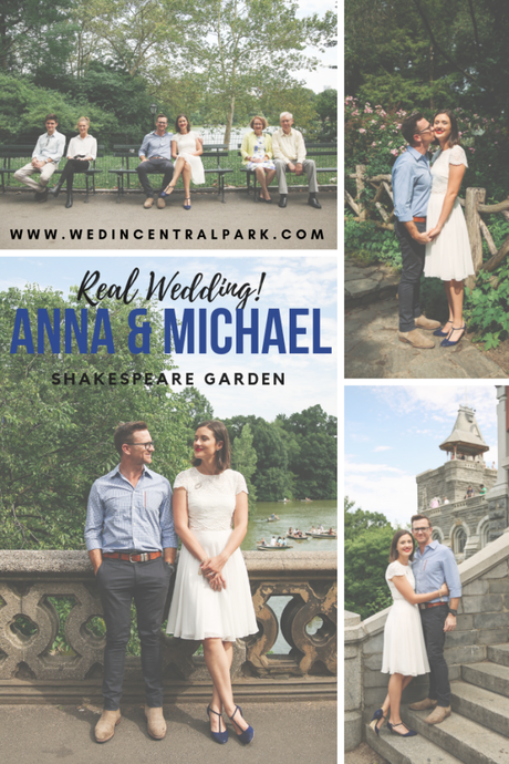 Anna and Michael’s Intimate Wedding in the Shakespeare Garden