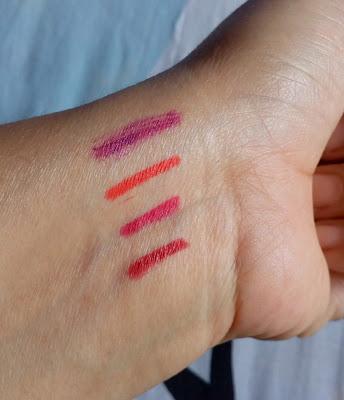 The One Color Stylist Lip liners Review + Swatches