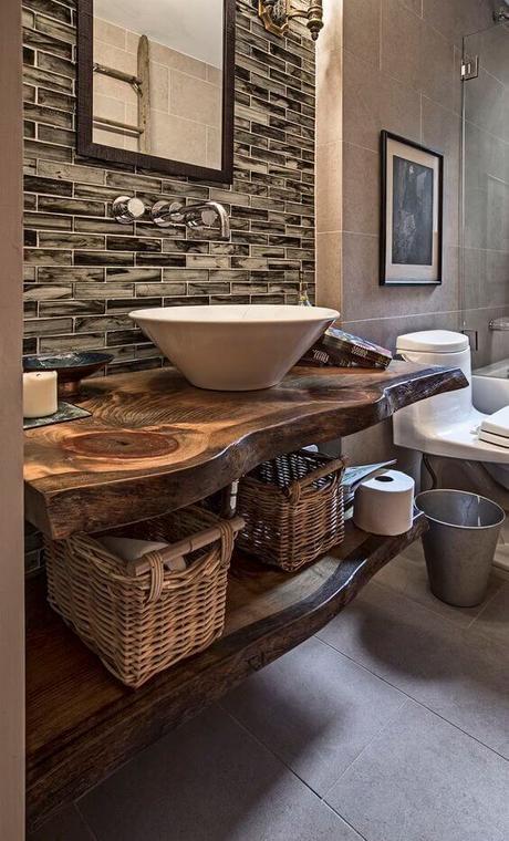 Reclaimed Wood for Modern Rustic Bathroom Ideas