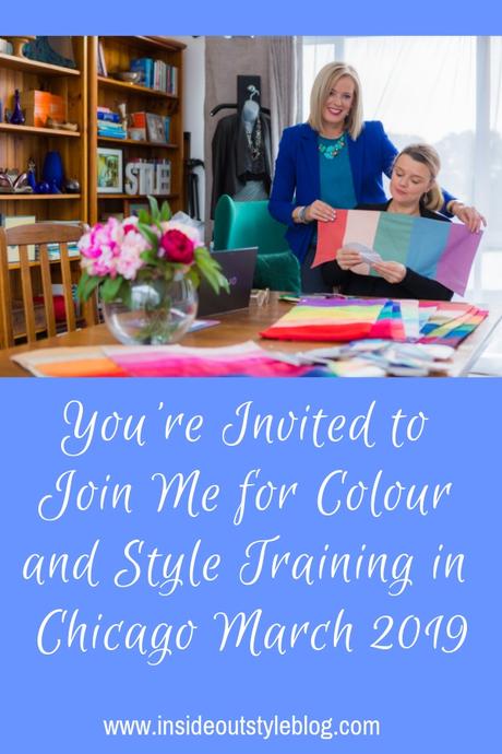 You’re Invited to Join Me for Colour and Style Training in Chicago March 2019