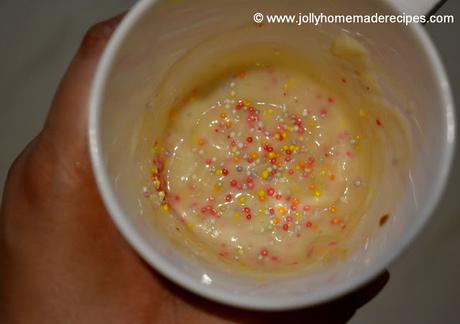 Funfetti Mug Cake, How to make Eggless Funfetti Mug Cake Recipe | Vanilla Funfetti Mug Cake