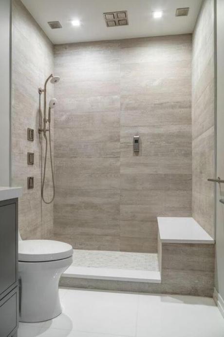 Walk In Shower Tile Ideas Luxury Shower Tile in a Clean White Bathroom