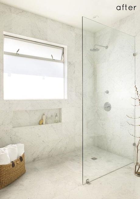 Seamlessly Blended Walk In Shower Tile Ideas