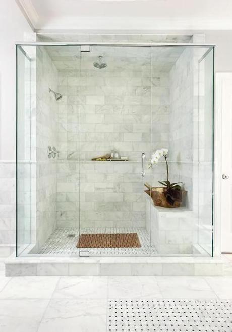 Marble and Stone Inspired Tile for Shower Room Walk In Shower Tile Ideas