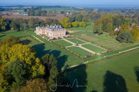 St Giles House Wimborne Aerial View