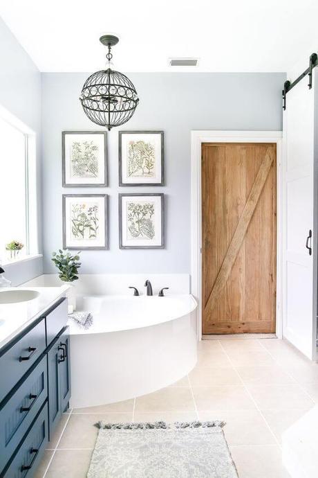 Bathroom Color Paint Ideas Industrial Bathroom Style with Barn Wood Door