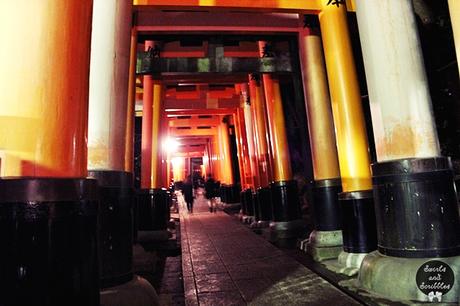 Fushimi Inari-taisha at Night - Kyoto, Japan