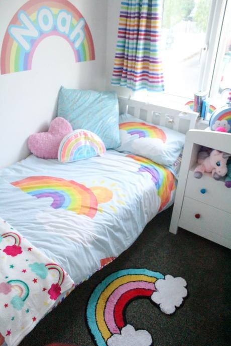 Noah's Rainbow Themed Bedroom