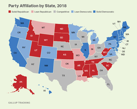 There Are Now More Democratic Than Republican States