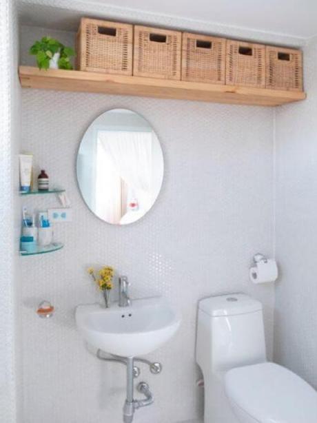 Bathroom Storage Ideas Ceiling Level Storage