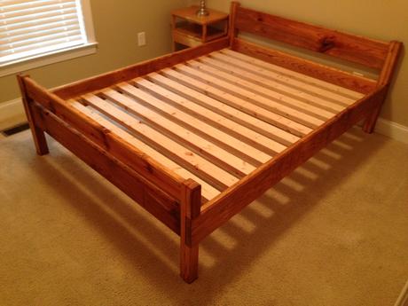 DIY Queen Bed Frame