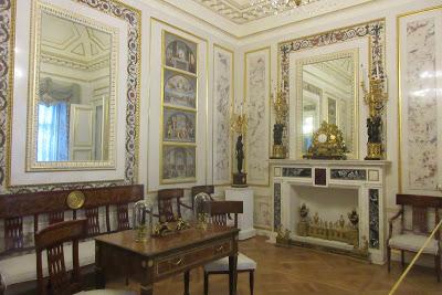 Inside Pavlovsk Palace in Saint Petersburg