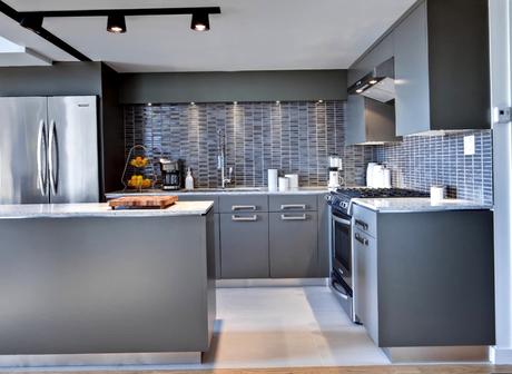 Gray Cabinets Kitchen