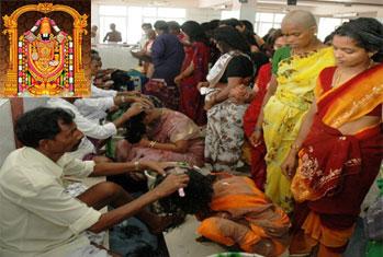 Mokku at Tirupati Tirumala Balaji