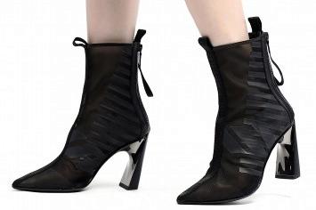Shoe of the Day | United Nude Molten Calli Hi Printed Mesh Boots