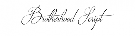 wedding fonts Brotherhood Script