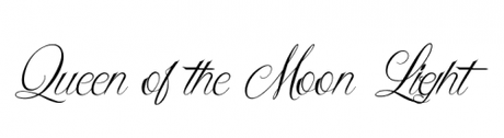 wedding fonts Queen of the Moon Light