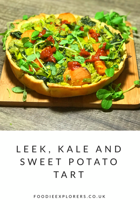 Recipe: Leek, Kale and Sweet Potato Tart