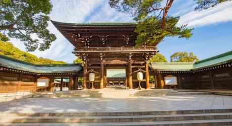 Meiji Shrine in Tokyo city