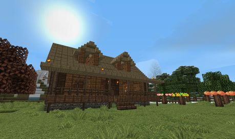 Farmhouse Minecraft House Ideas