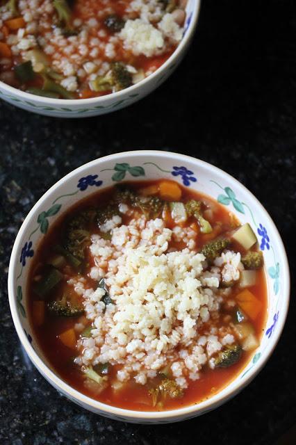 Vegan Veggie Soup with Pastini