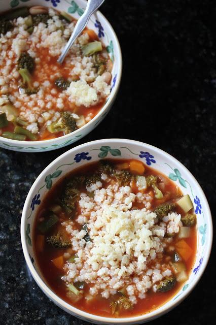 Vegan Veggie Soup with Pastini