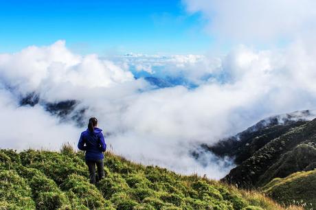 Clouds near the summit of Mt. Pulag