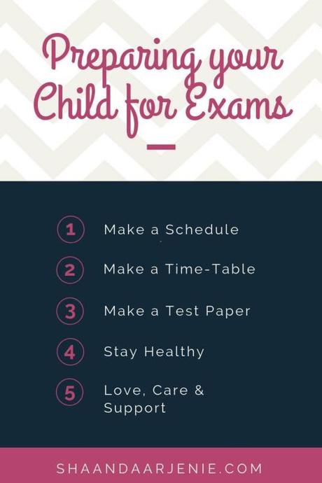 5 Tips For Parents to Help Your Child Prepare for Exams