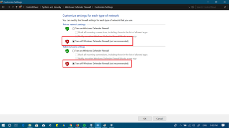 How to Turn Off Windows Defender Firewall in Windows 10 – 2019 (Two Ways) customize windows defender firewall in windows 10