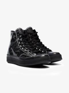 Primed In Black:  Converse Black Chuck Taylor 70 High-Top Sneaker