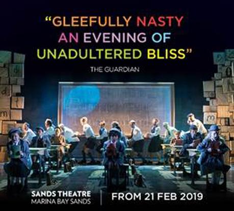 Matilda The Musical Is Coming To Sands Theatre at Marina Bay Sands