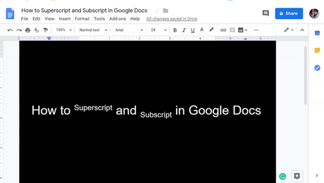 How to Superscript and Subscript in Google Docs – 2019 how to do subscript in google docs | how to superscript in google docs