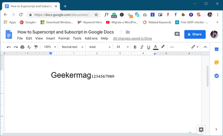 How to Superscript and Subscript in Google Docs – 2019 how to subscript in google docs