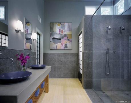 Gray Master Bathroom Ideas