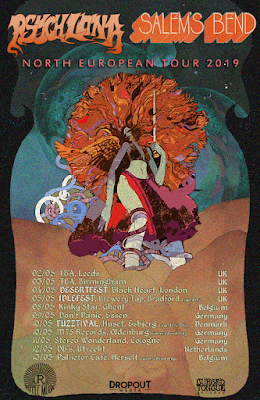 SALEM'S BEND and PSYCHLONA to embark on fuzz-unified May UK/Euro tour around DESERTFEST LONDON