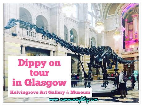 Dippy on tour in Glasgow! Kelvingrove Museum day out #dippyontour + video