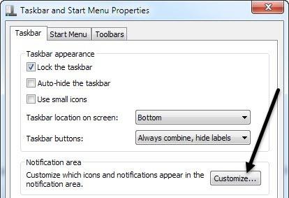 How to show Volume icon on taskbar Windows 7